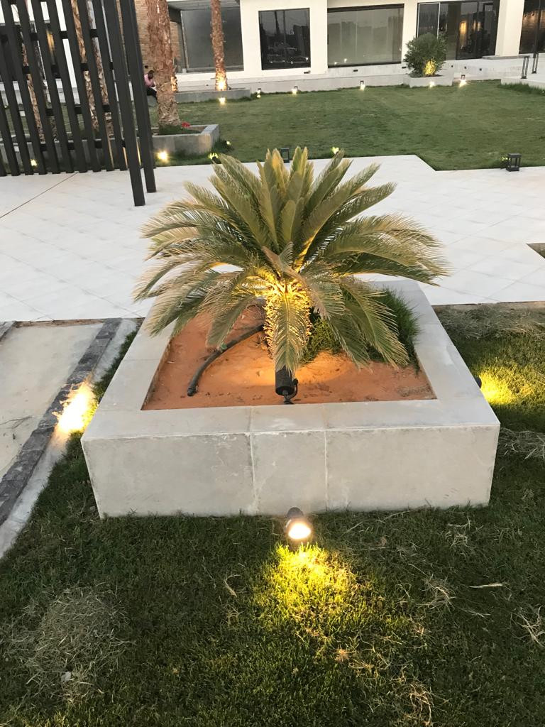 تشطيب لاندسكيب إستراحات فخمة في القصيم شامل تصميم مجاني