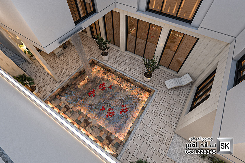 لاندسكيب قصور و فلل فخمة في الرياض