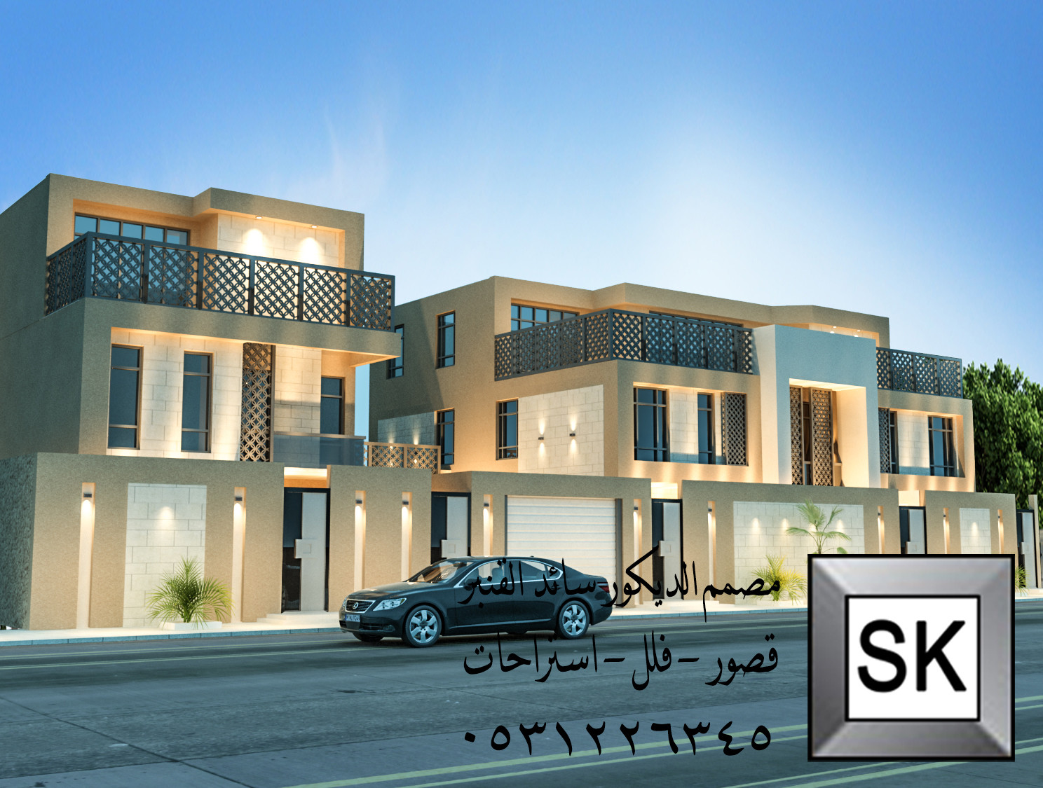 تصميم و تنفيذ واجهات خارجية فخمة في الدمام