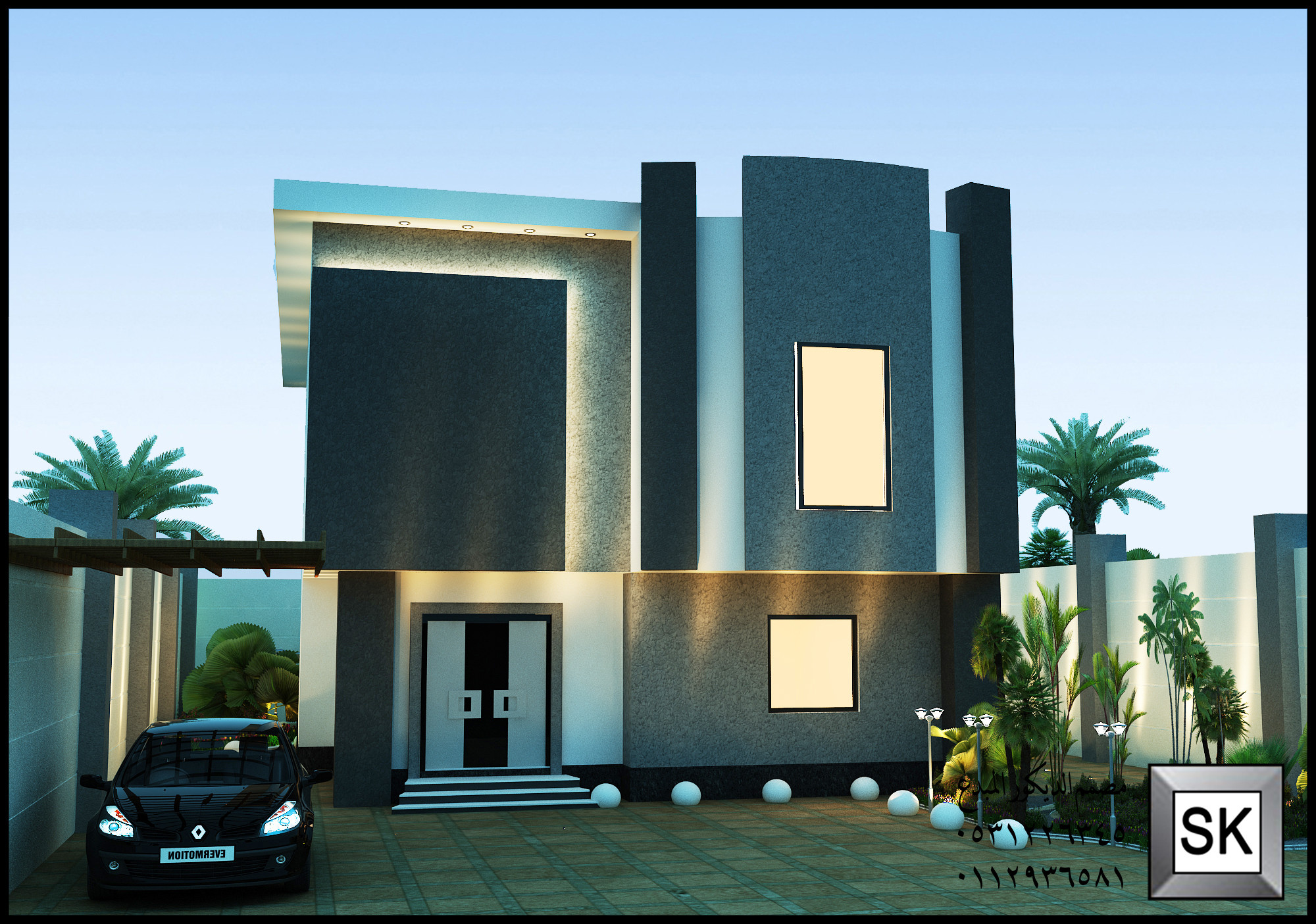 تصميم و تنفيذ واجهات خارجية فخمة في الدمام