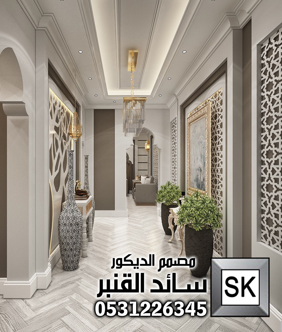 تصميم و تنفيذ مجلس رجال أندلسي فاخر في جدة