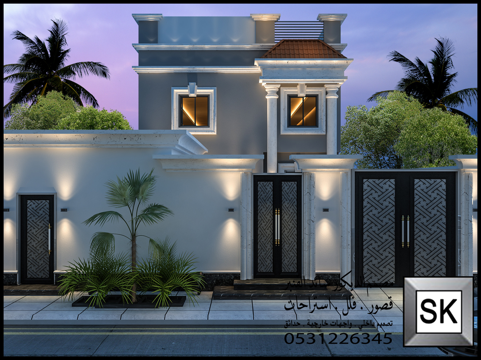 واجهات نيوكلاسيك فحمة في الرياض
