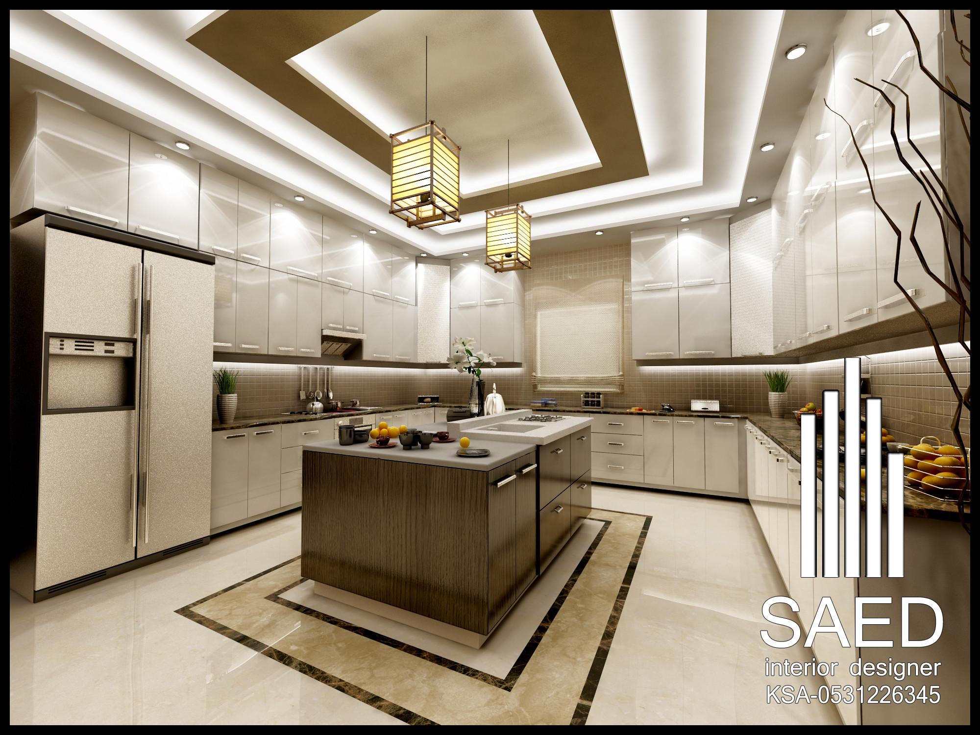 تصميم و تنفيذ مطابخ و بوفيهات و اوفس  فخمة في الرياض