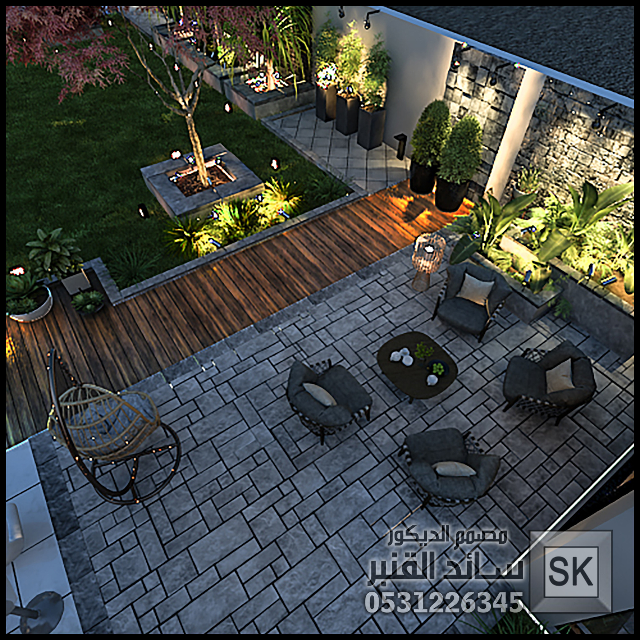 تصميم و تنفيذ مزارع و شاليهات و محميات و منتجعات فخمة في السعودية