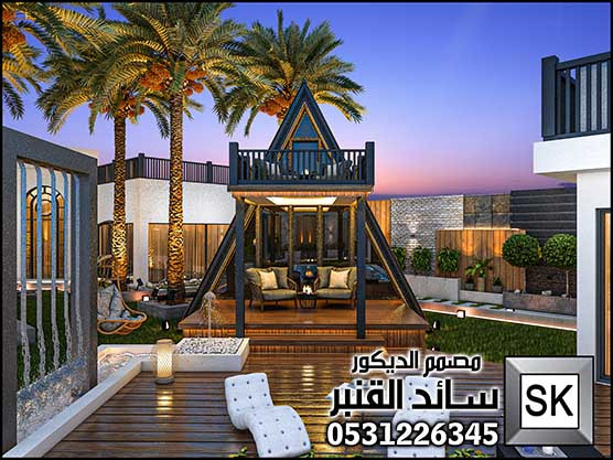 مصمم لاندسكيب مزارع فخمة في الرياض
