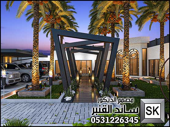 مصمم لاندسكيب مزارع فخمة في الرياض