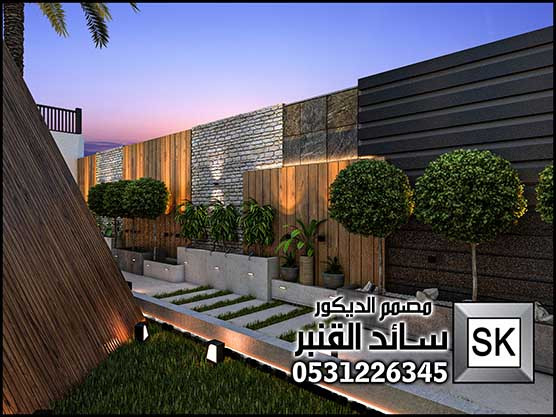 مصمم لاندسكيب مزارع فخمة في الرياض
