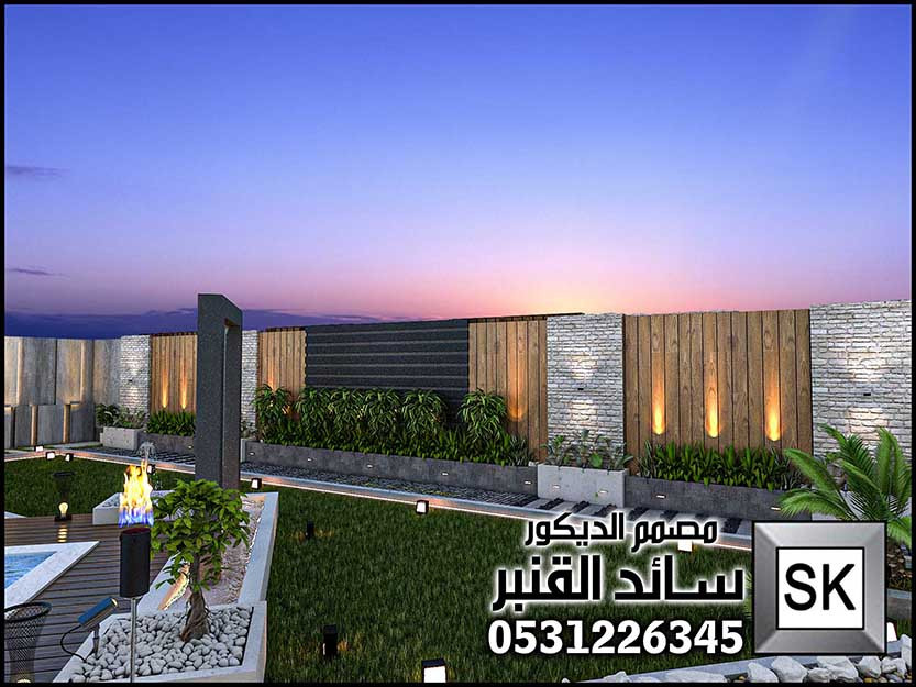مصمم لاندسكيب مزارع فخمة في الرياض