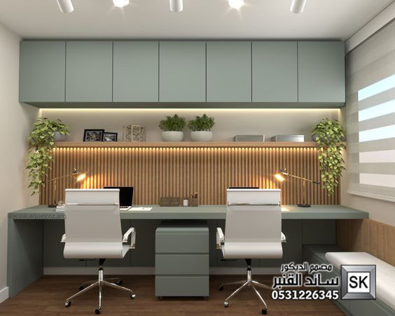 تصميم و تنفيذ مكاتب منزلية و غرف دراسة و غرف العاب و كيمر فخمة في الدمام