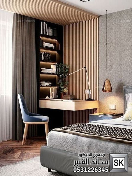 تصميم و تنفيذ مكاتب منزلية و غرف دراسة و غرف العاب و كيمر فخمة في الدمام
