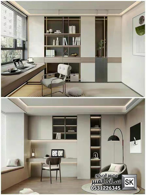 تصميم و تنفيذ غرف العاب و غرف دراسة و مكاتب منزلية فخمة في الرياض