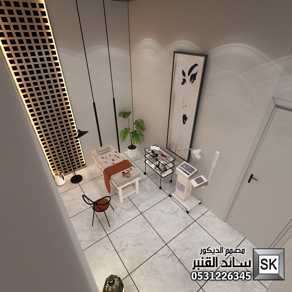 تصميم و تشطيب مشغل تجميل نسائي فاخر في الخبر