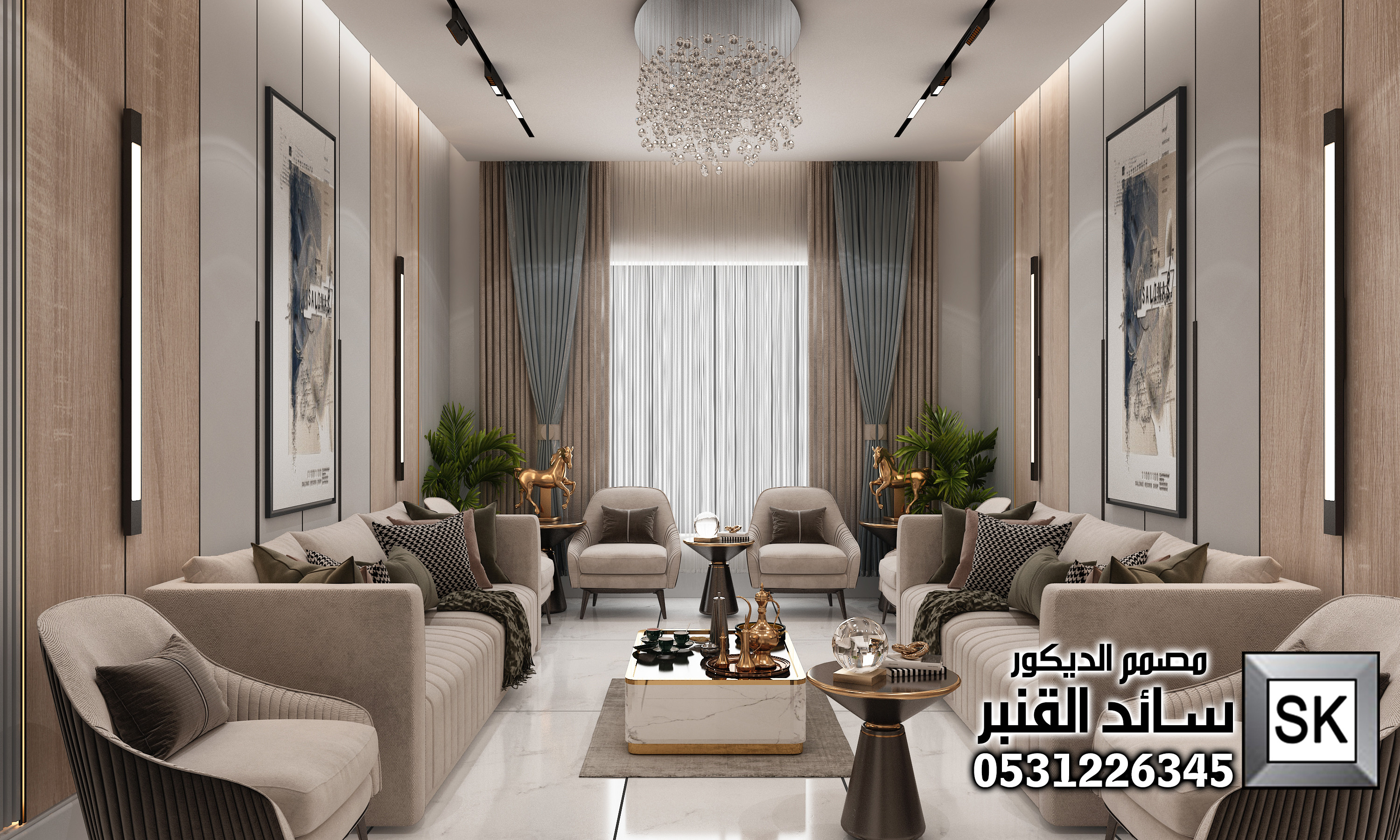 مصمم ديكور داخلي محترف في الرياض