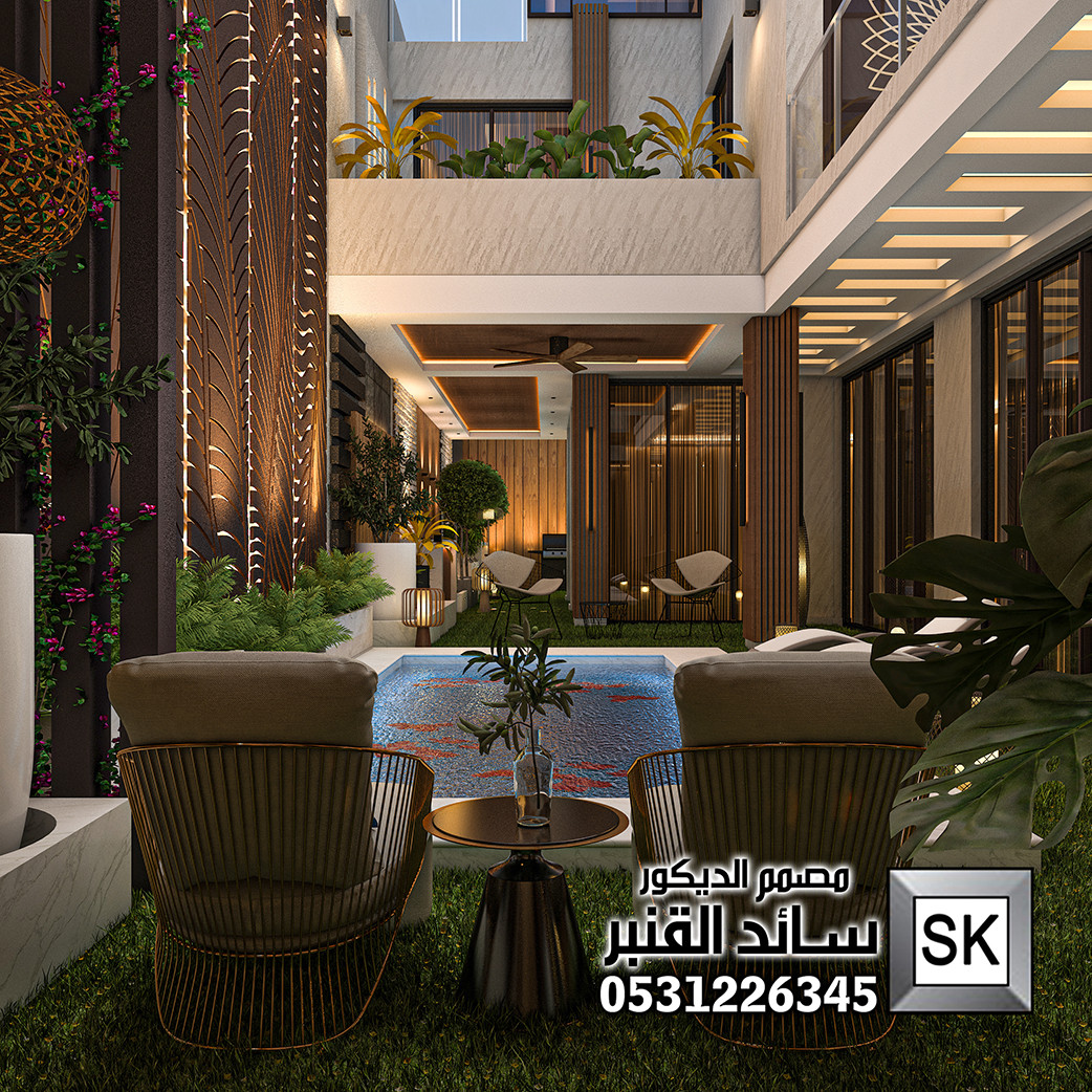 تصميم و تنفيذ لاندسكيب فاخر في الرياض