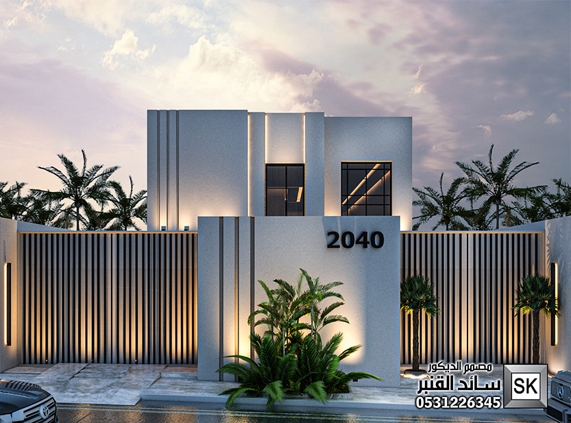 تصميم و تشطيب واجهات خارجية فخمة في جدة