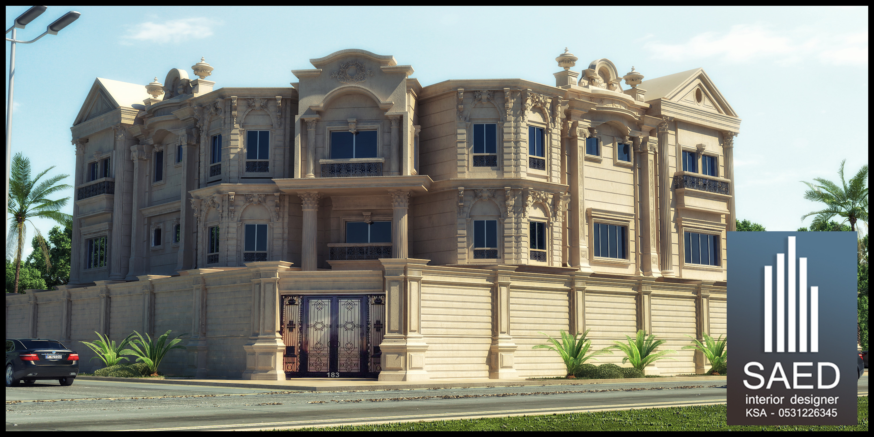 واجهات خارجية فخمة في الرياض