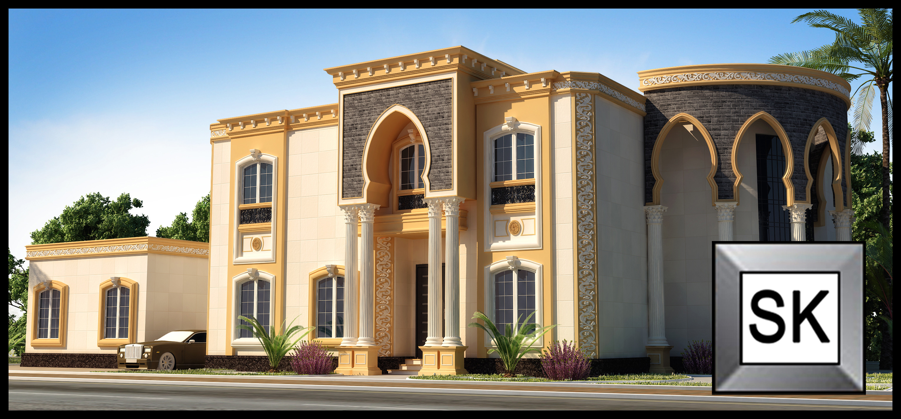 واجهات أستراحات و قصور في الرياض