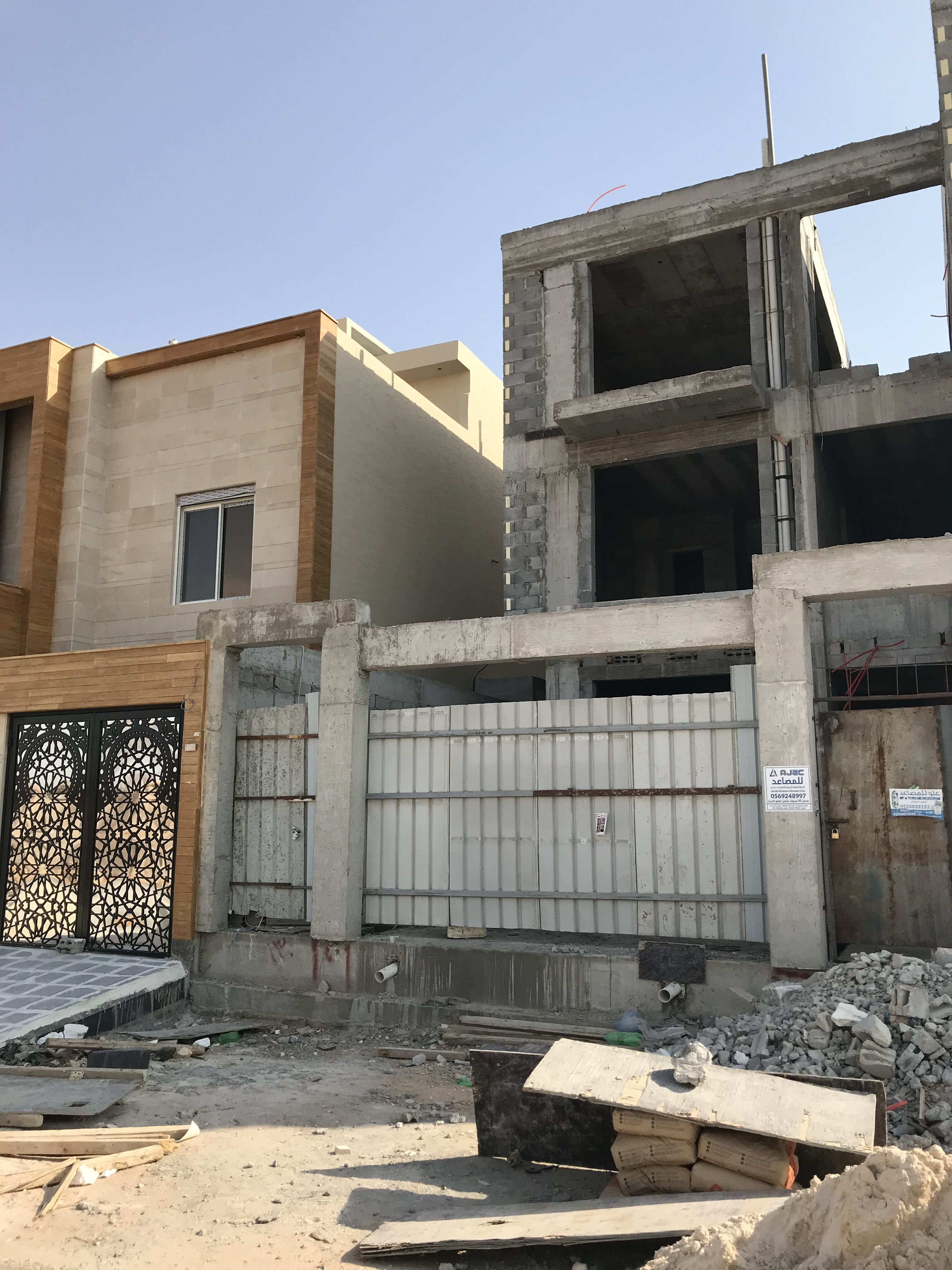 مصمم واجهة خارجية كلادينك  فخمة في الرياض
