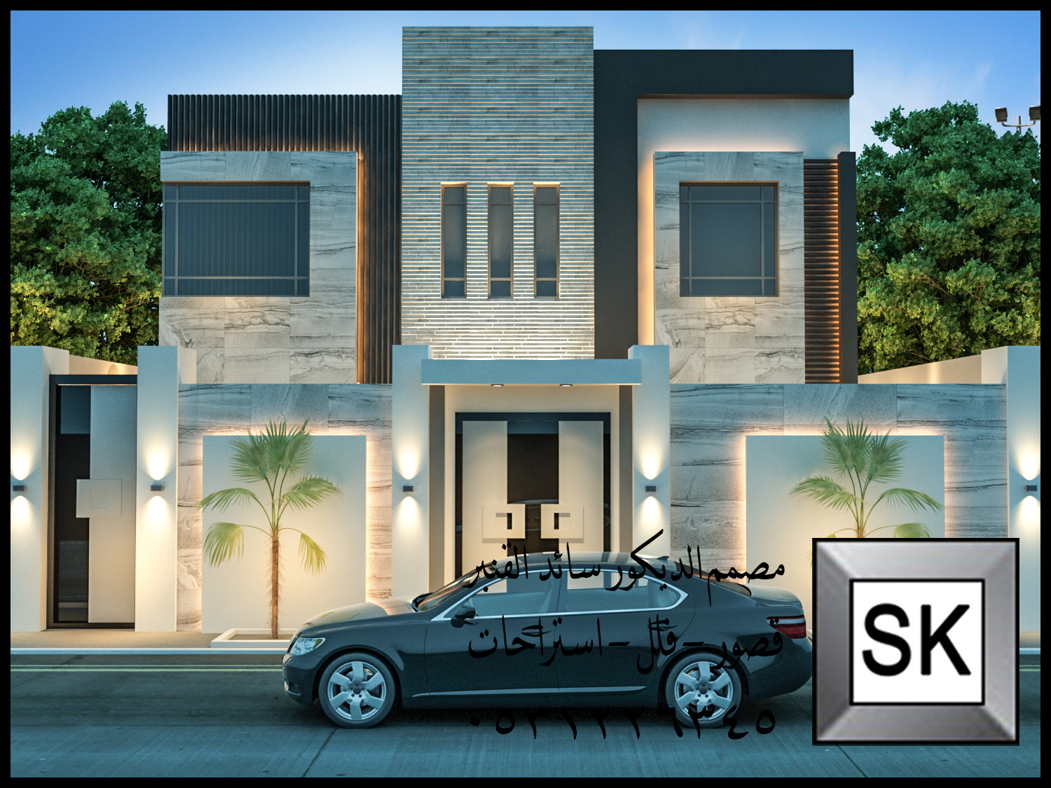 تصميم واجهات خارجية في الرياض