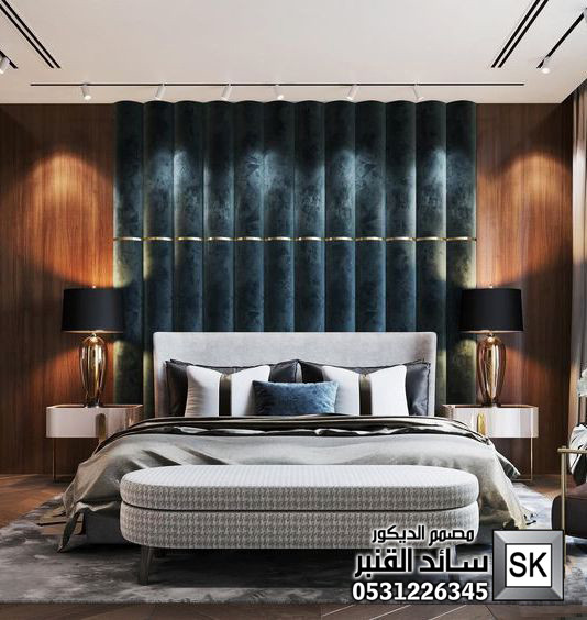 تصميم و ترميم غرف نوم رئيسية فخمة في الطائف