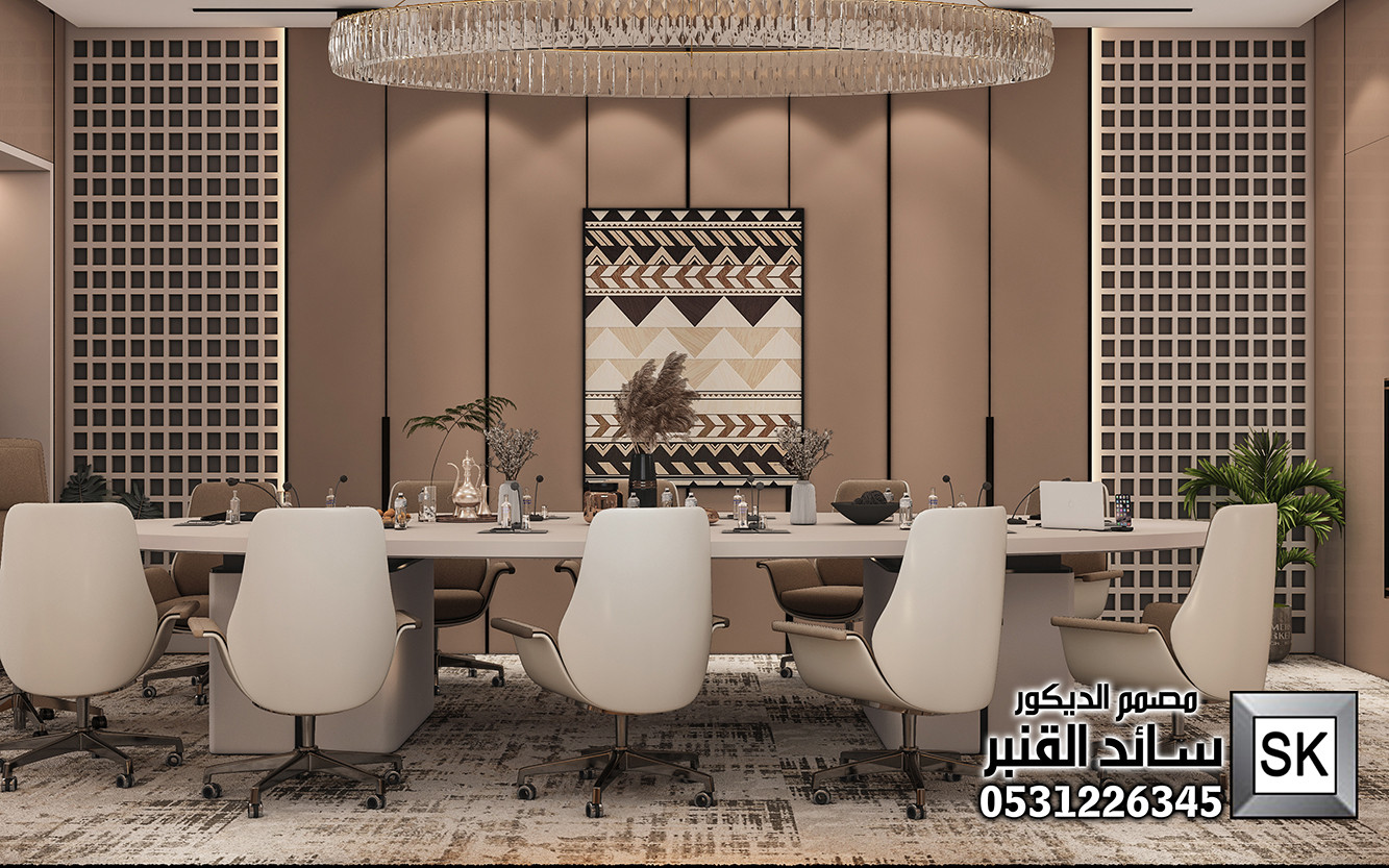 تصميم و تنفيذ ديكور  مكاتب إدارية فخمة في الرياض