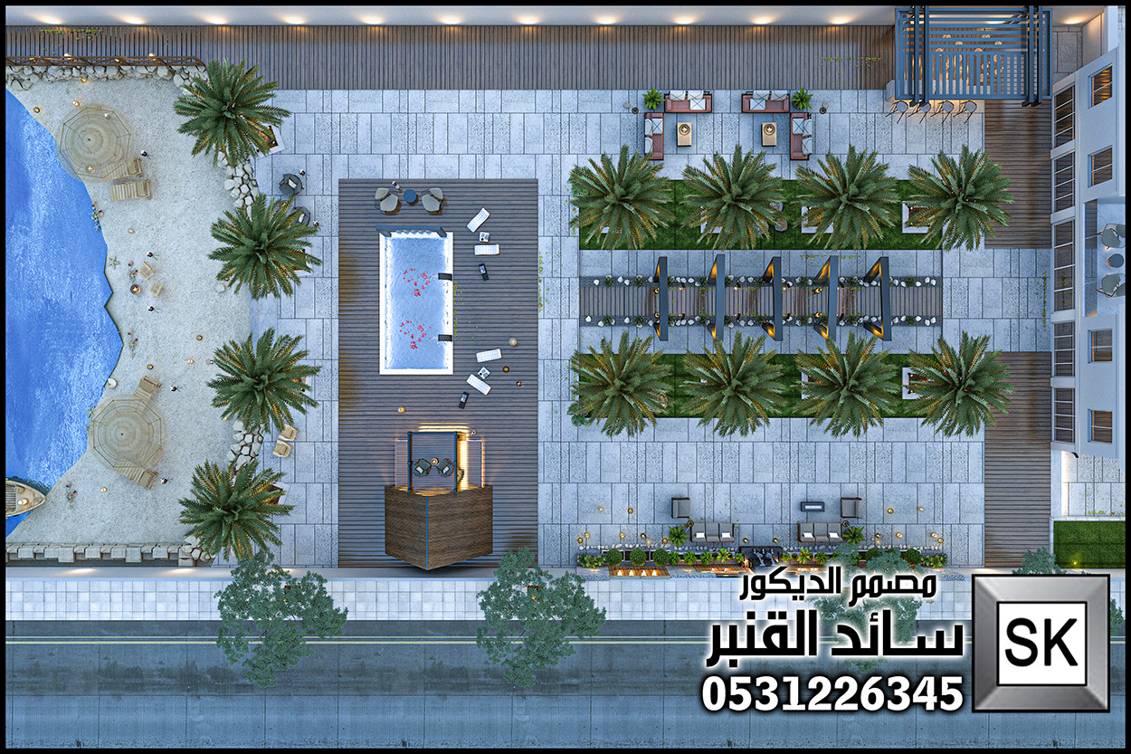 لاندسكيب منتجعات فخمة في الخبر شاطىء تالا