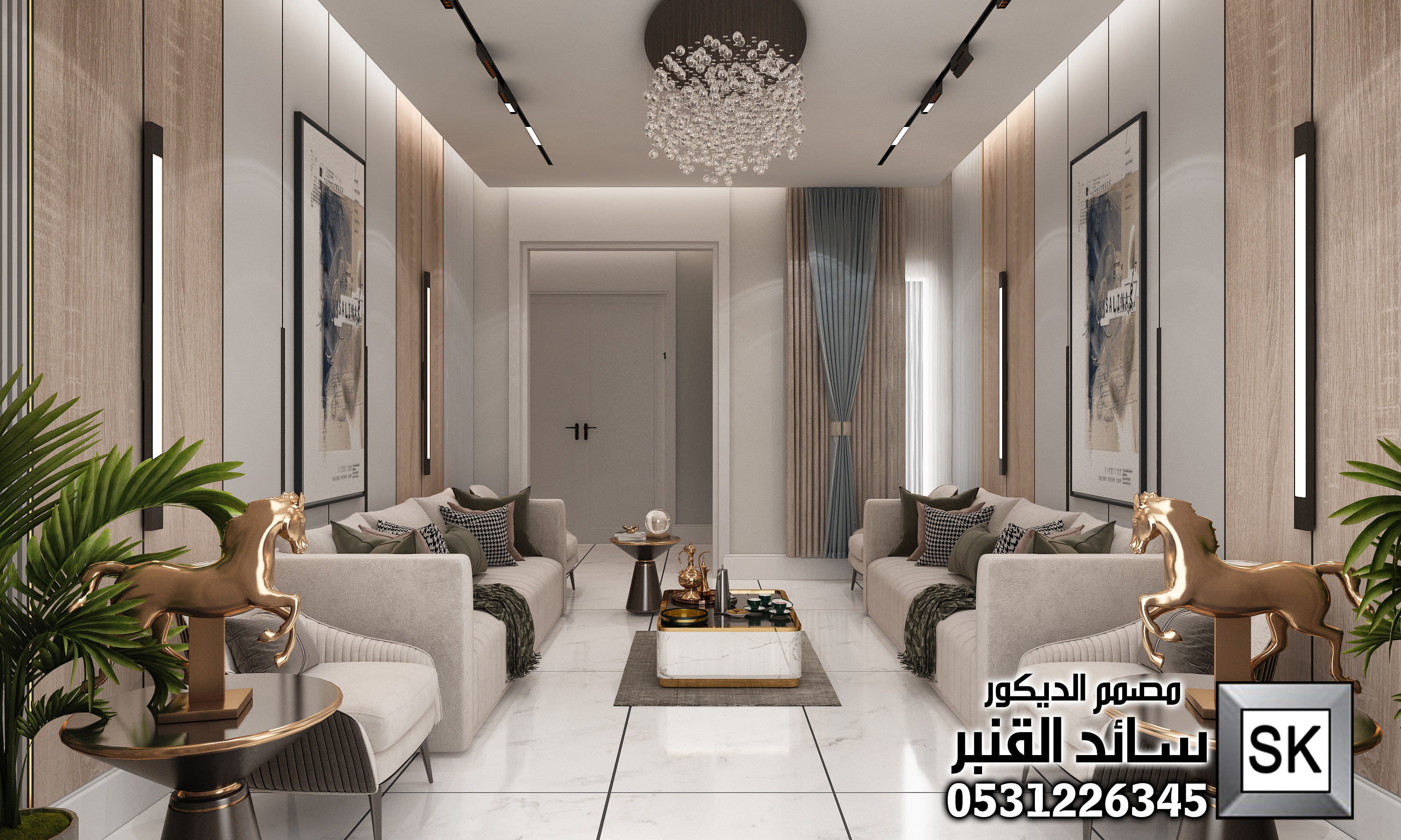 صالة دور أرضي فخمة في جدة