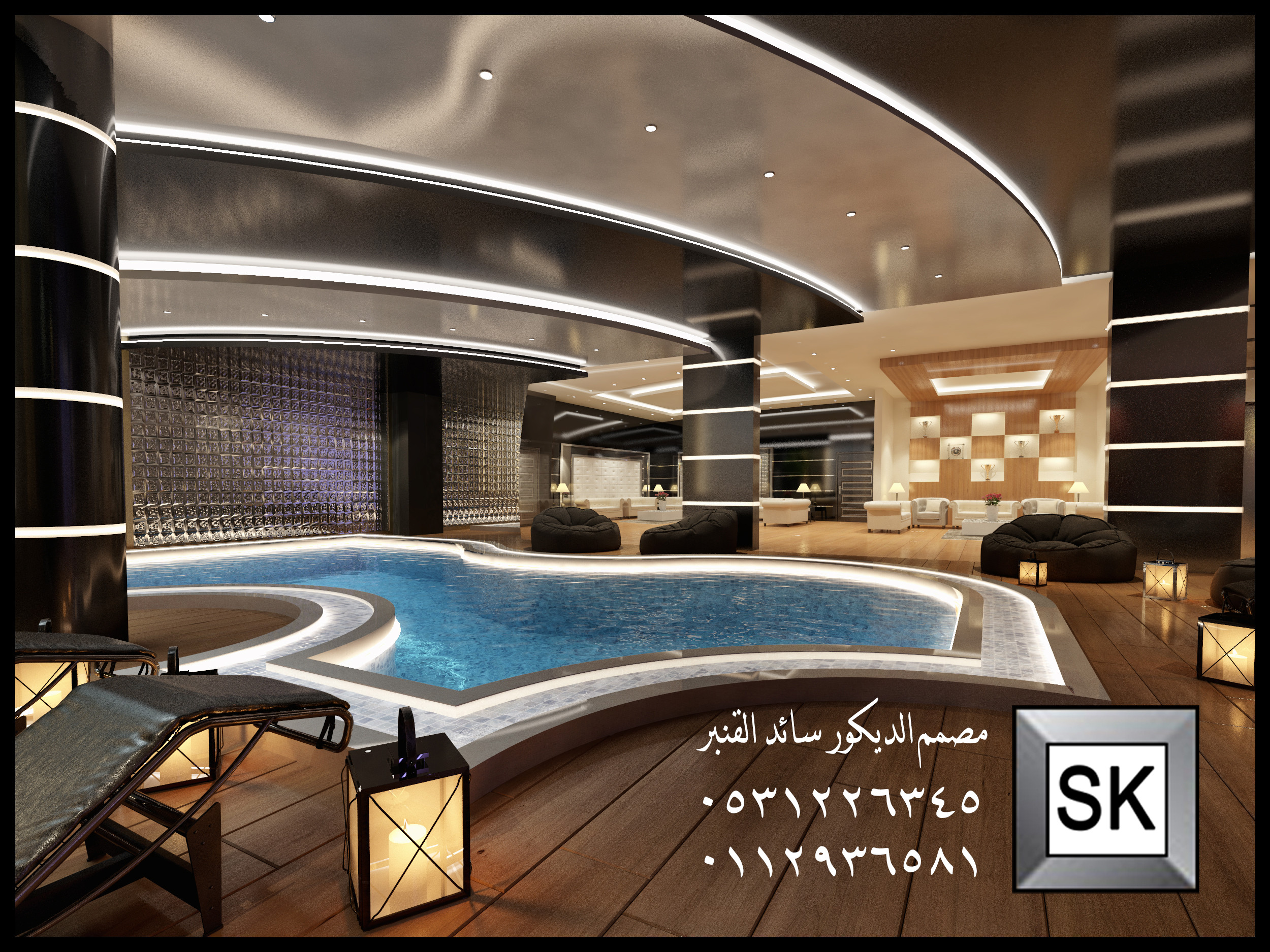 تصميم و تنفيذ ديكور داخلي فاخر في الدمام