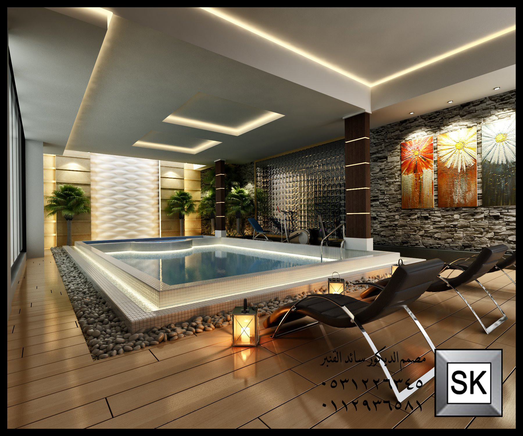 تصميم و تنفيذ ديكور داخلي فاخر في الدمام