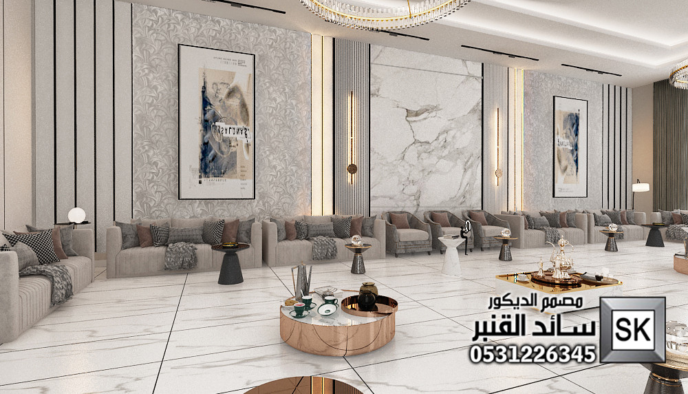 تصميم و تنفيذ مجالس ضيافة فخمة في القصيم