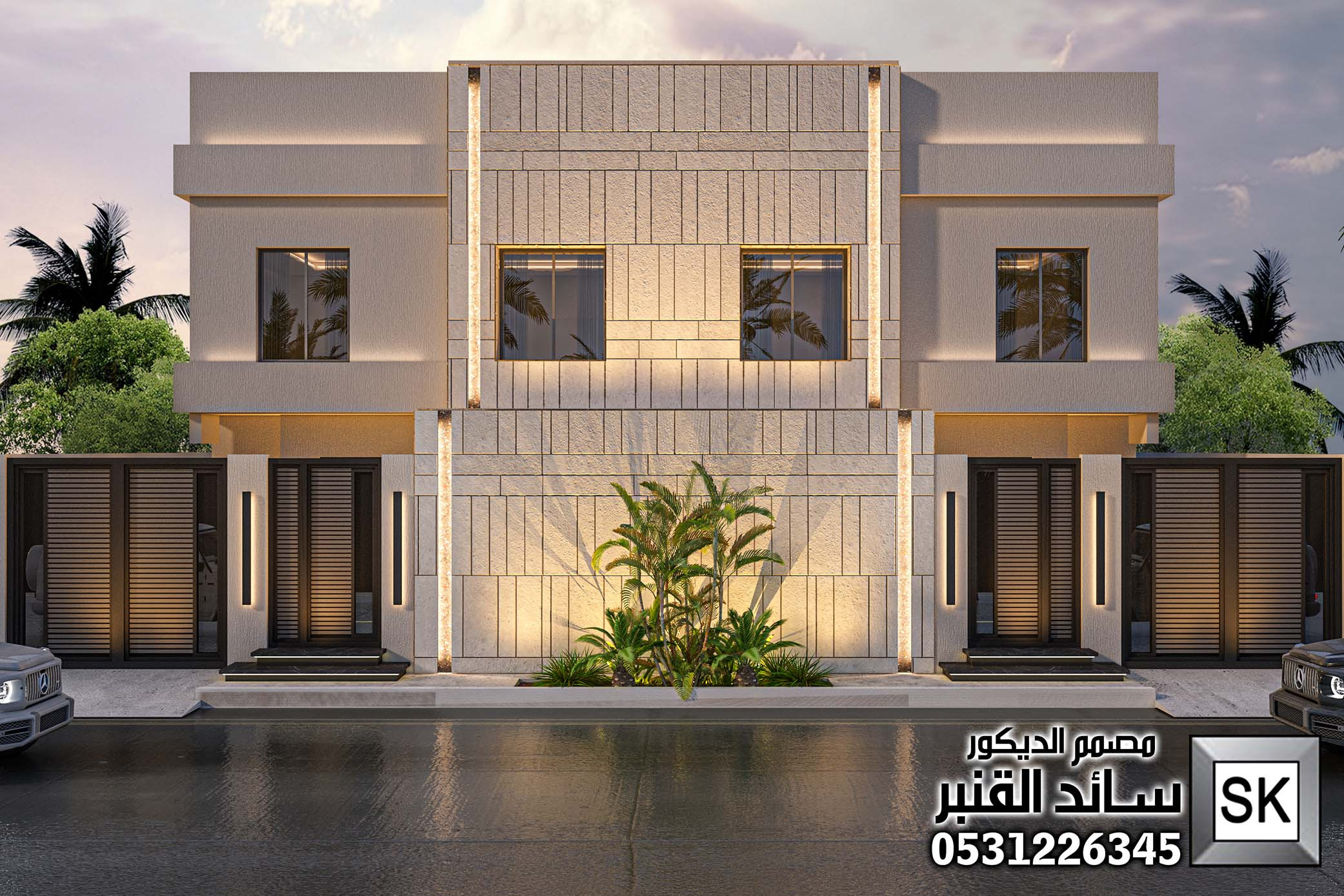 تصميم و تنفيذ دوبلكس مودرن فخمة في الرياض