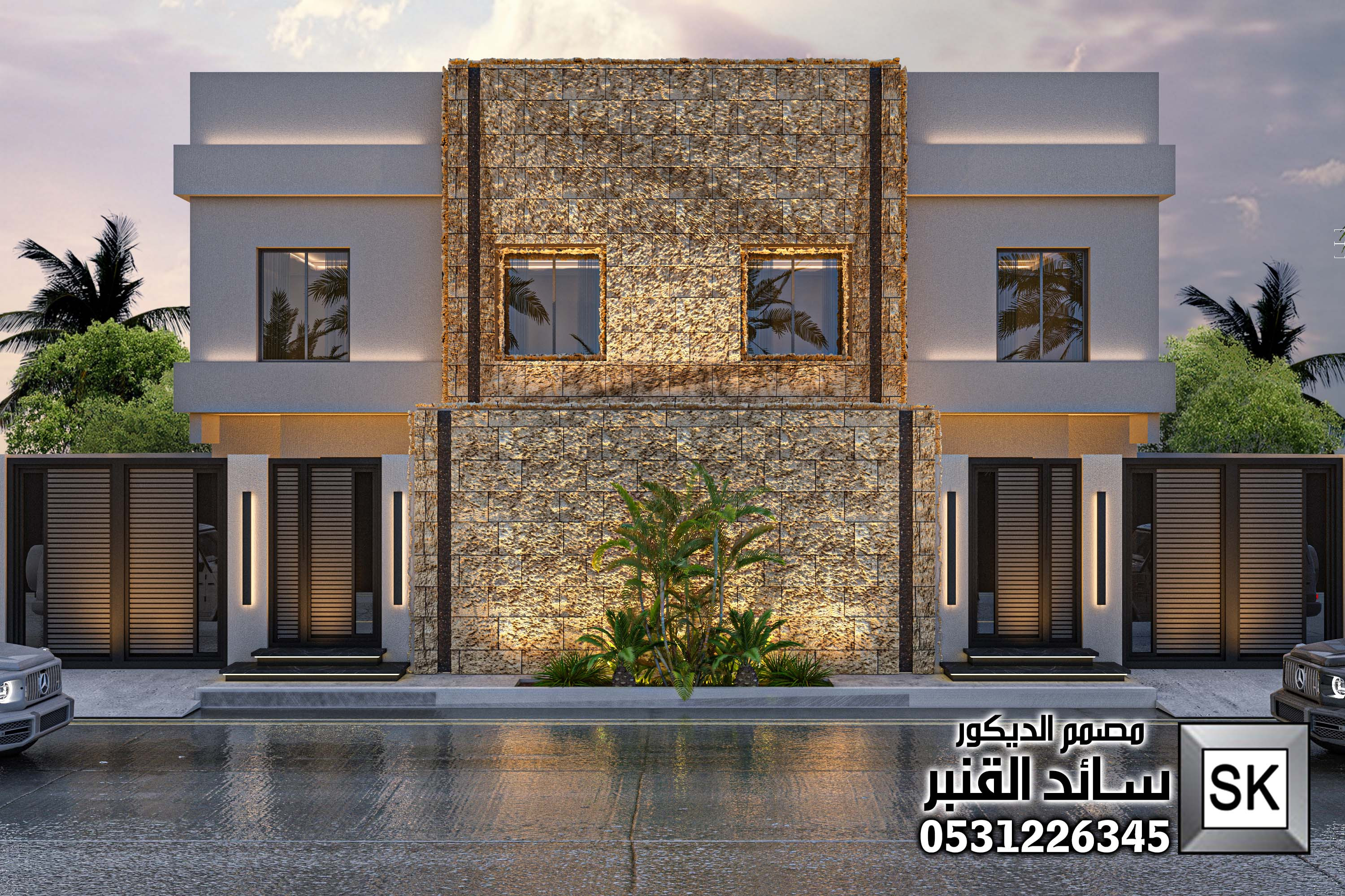 تصميم و تنفيذ دوبلكس مودرن فخمة في الرياض