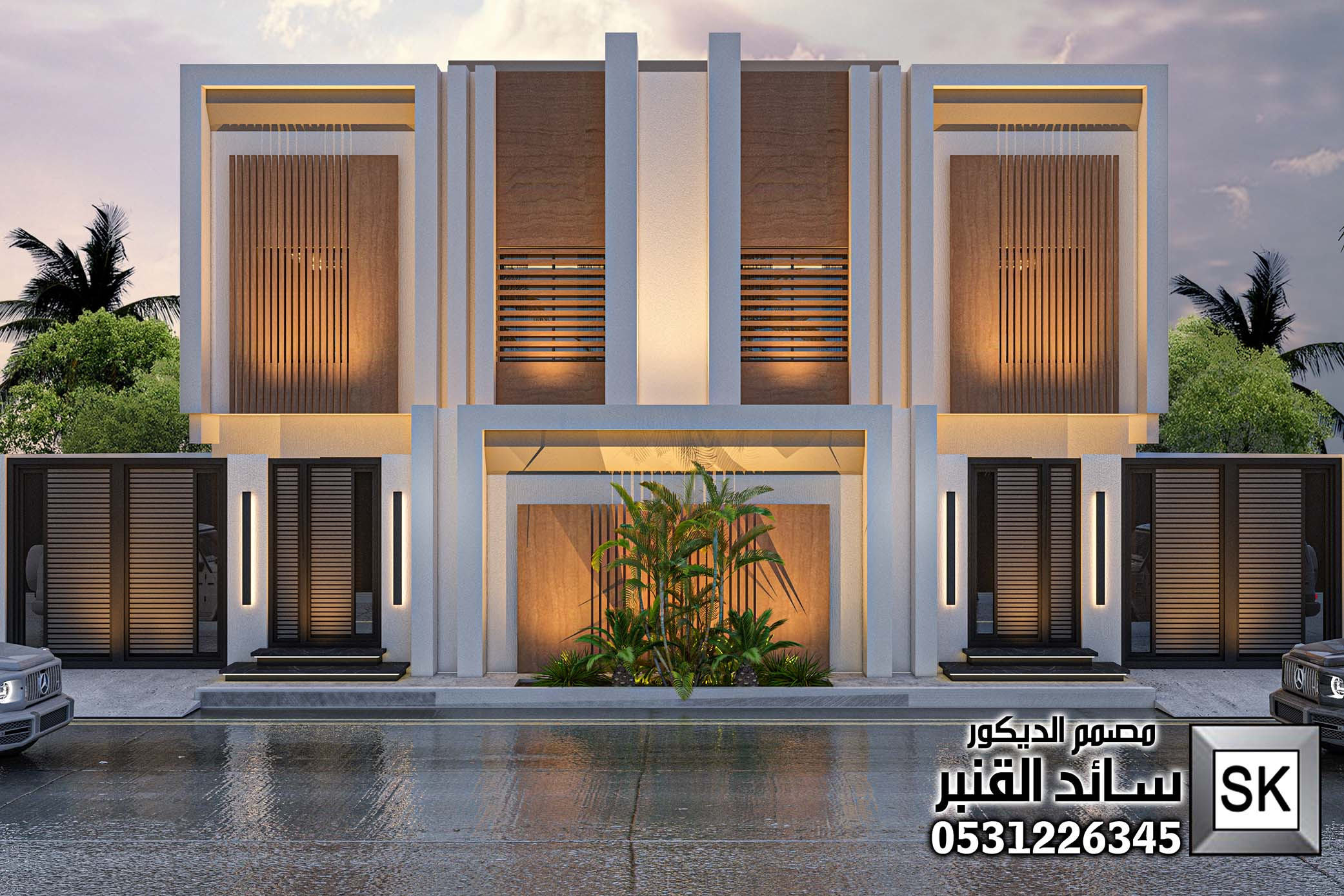 تصميم و تنفيذ دوبلكس مودرن فخمة في الرياض