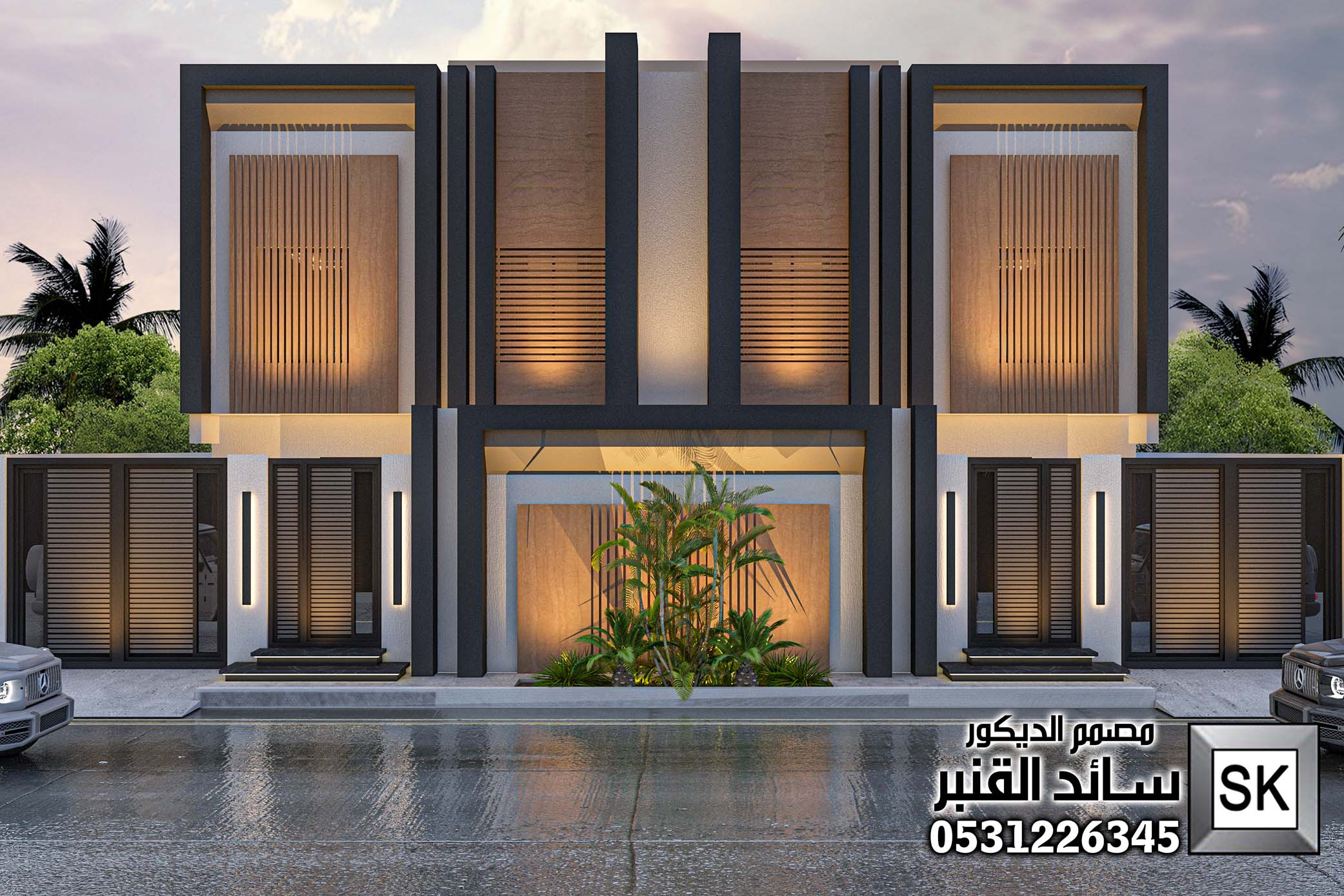 تصميم و تنفيذ دوبلكس مودرن فخمة في الرياض
