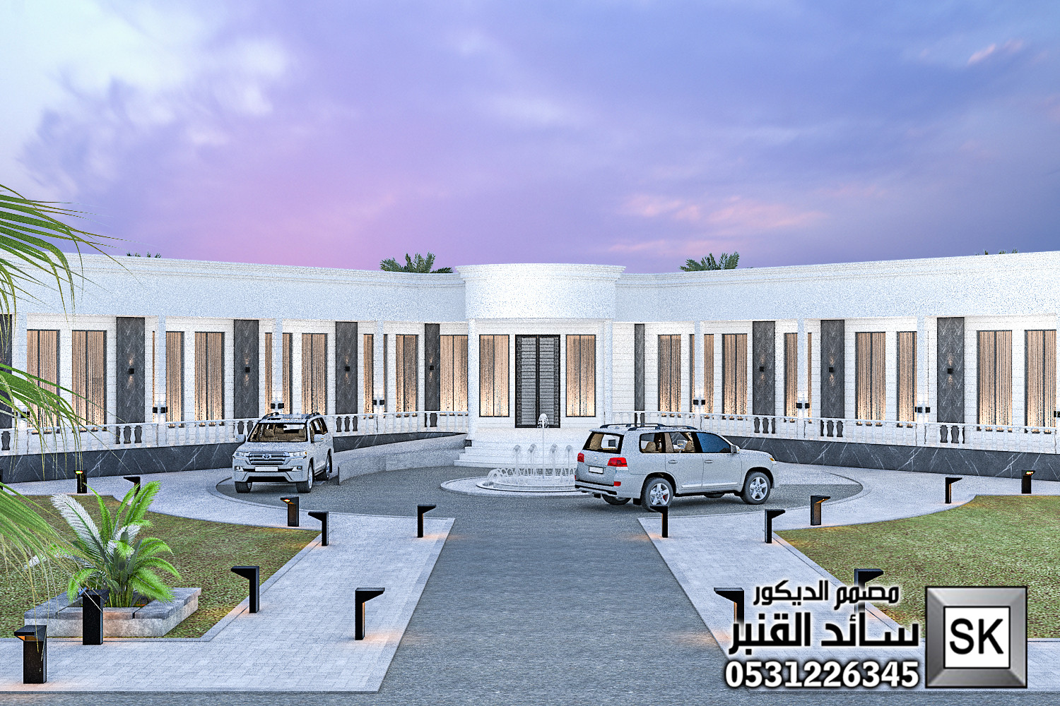 مصمم لاندسكيب مزارع  و  إستراحات فخمة في الرياض