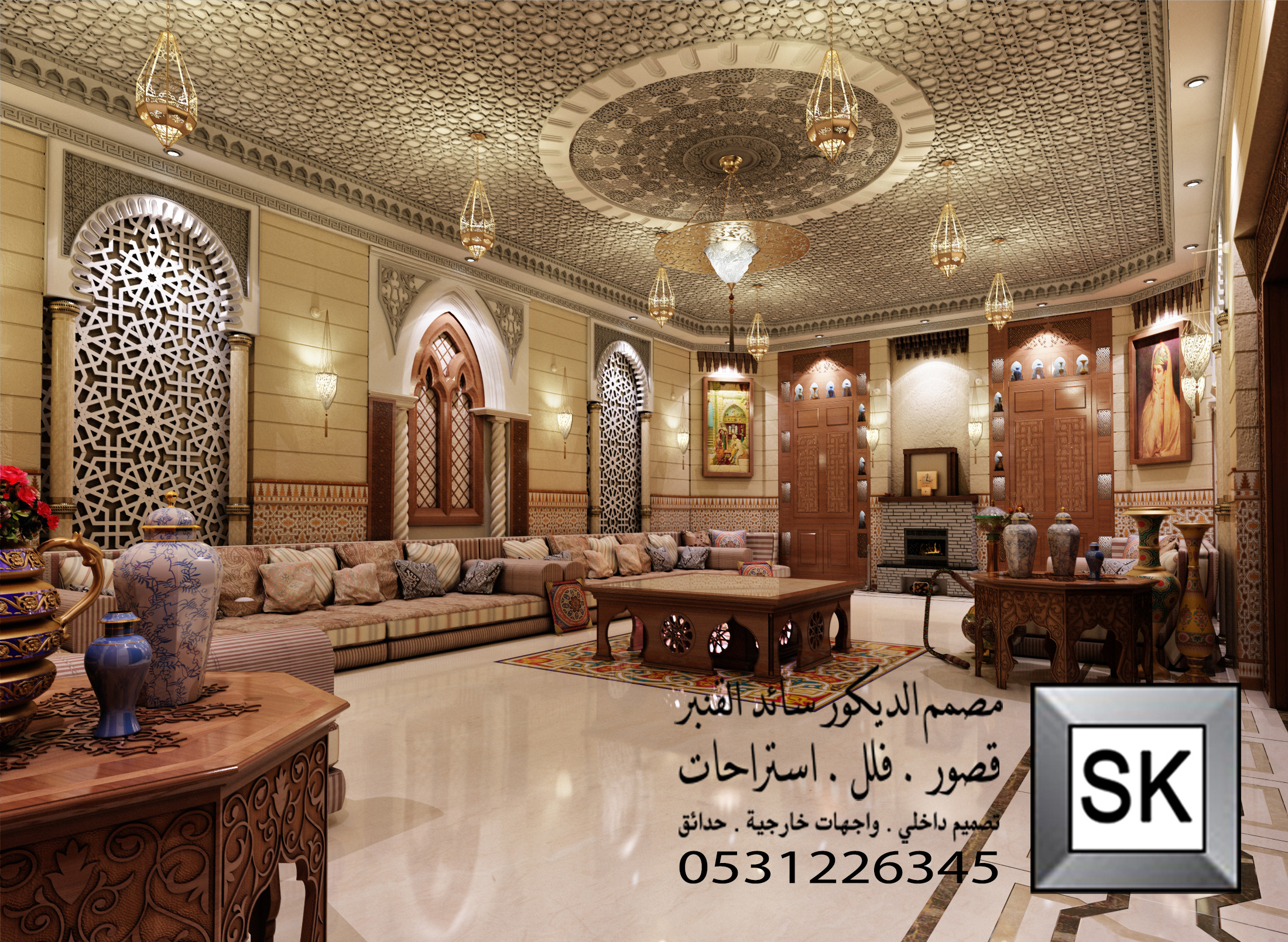 مجالس أندلسية فخمة في الرياض