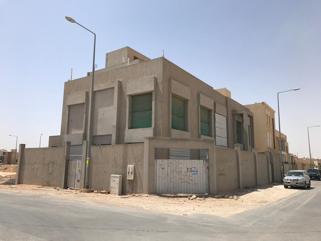 تصميم واجهة فيلا مودرن فخمة في الرياض