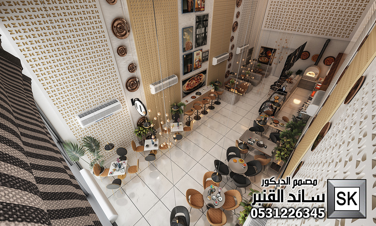 تصميم و تنفيذ مطاعم و كافيهات فخمة في القصيم