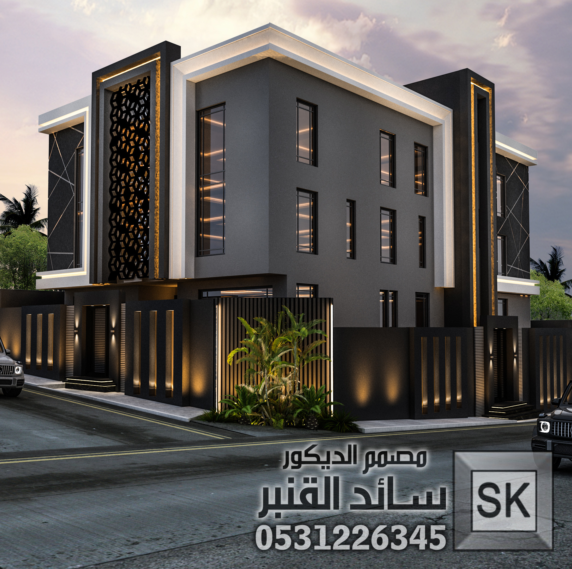 تشطيب واجهات خارجية شامل تصميم مجاني في السعودية