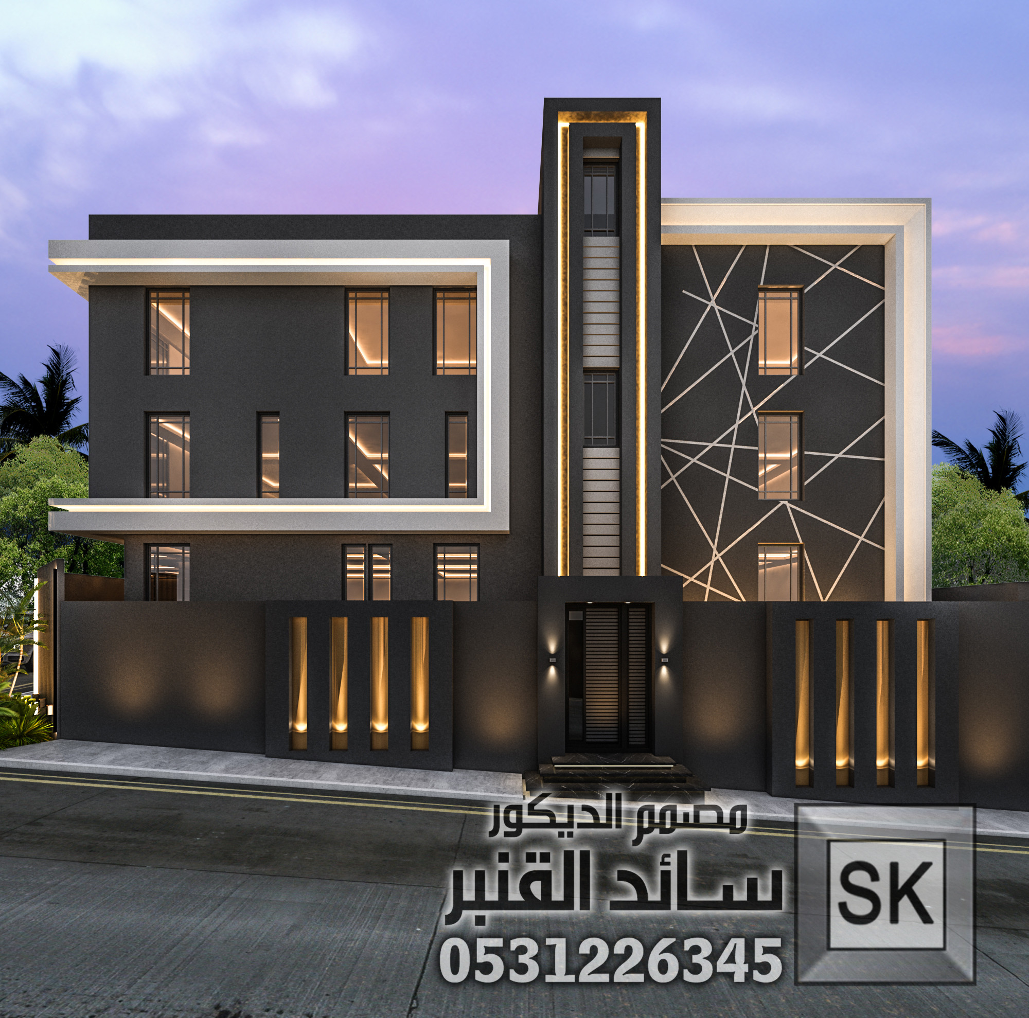 تشطيب واجهات خارجية شامل تصميم مجاني في السعودية
