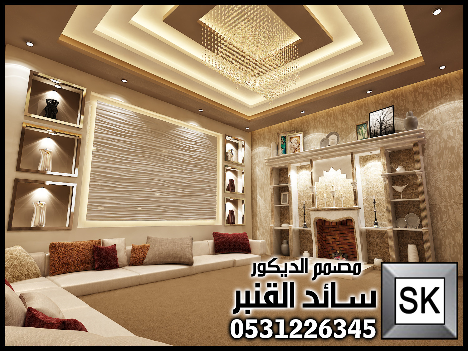 تصميم ملاحق خارجية تراثية في الرياض