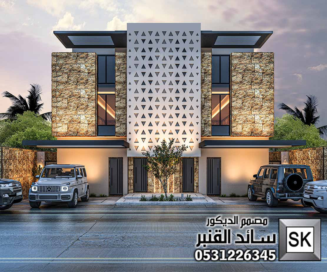 تصميم تاون هاوس فاخر على الطراز السلماني