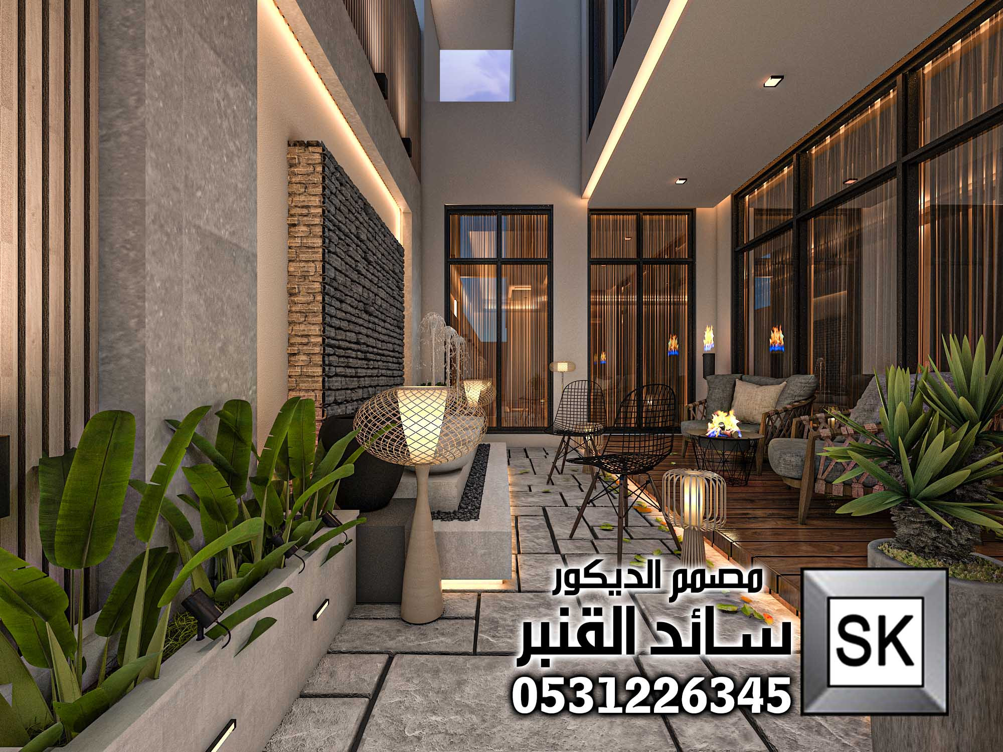 مصمم حدائق محترف في الرياض