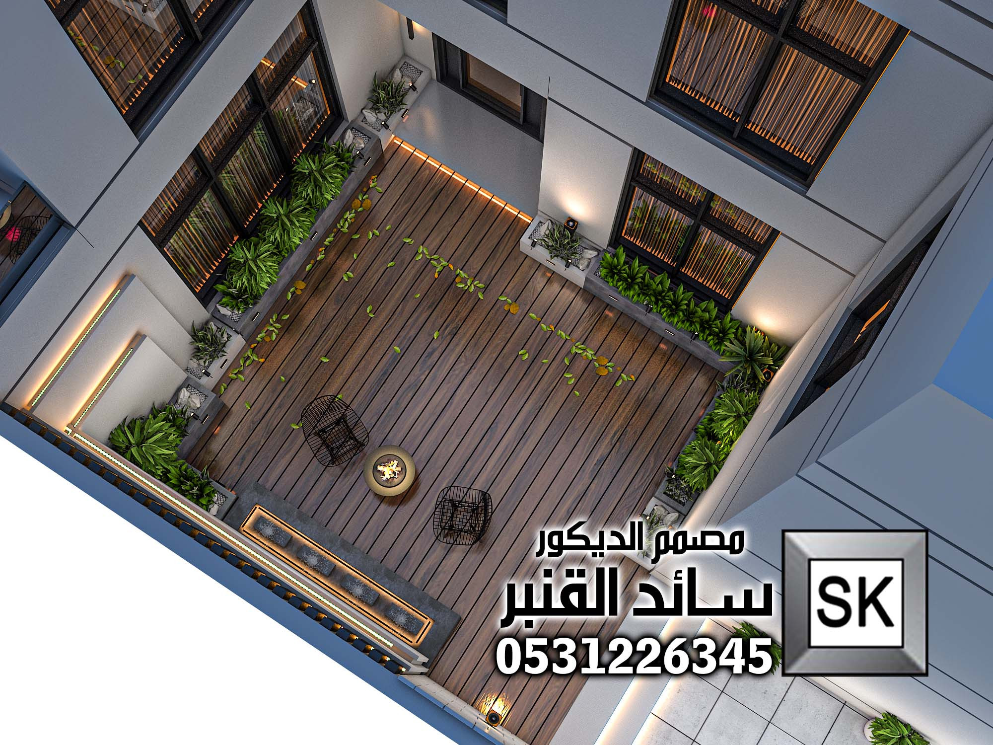 مصمم حدائق محترف في الرياض