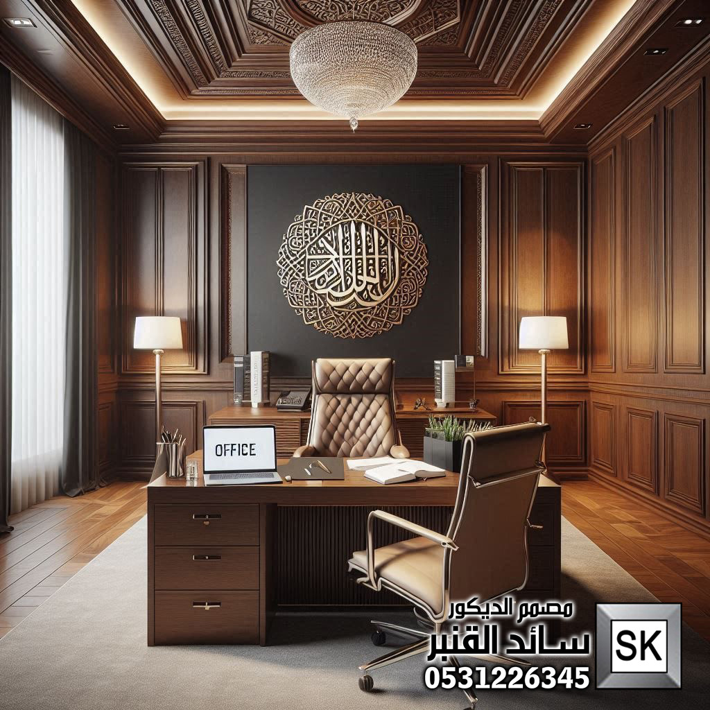تصميم و تشطيب مكاتب فخمة لرجال الأعمال و الشيوخ في السعودية