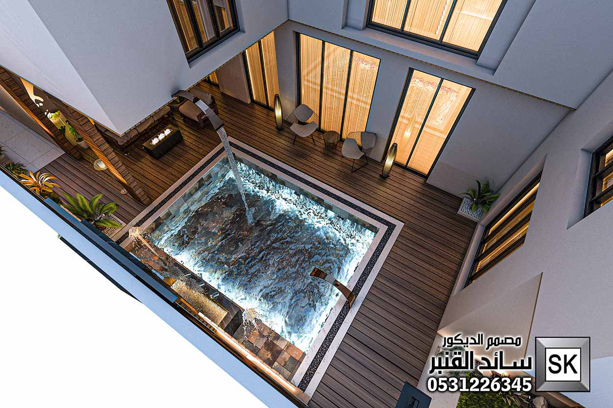 تصميم و تنفيذ لاندسكيب منزلي فاخر في السعودية