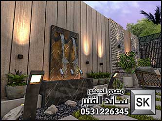 تصميم و تنفيذ لاندسكيب منزلي فاخر في السعودية