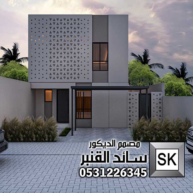 واجهات فلل على كود وادي حنيفة في الرياض