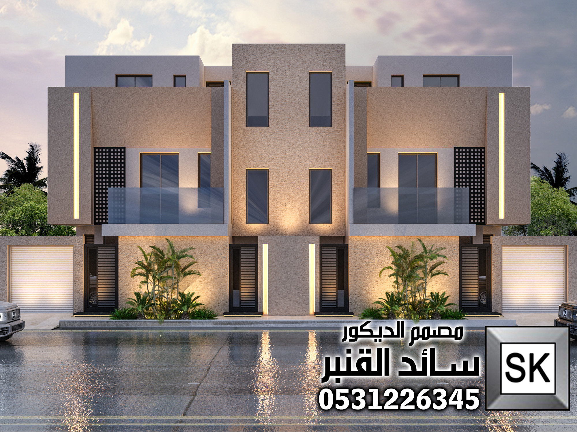 تصميم و تنفيذ دوبلكس فخمة في الرياض