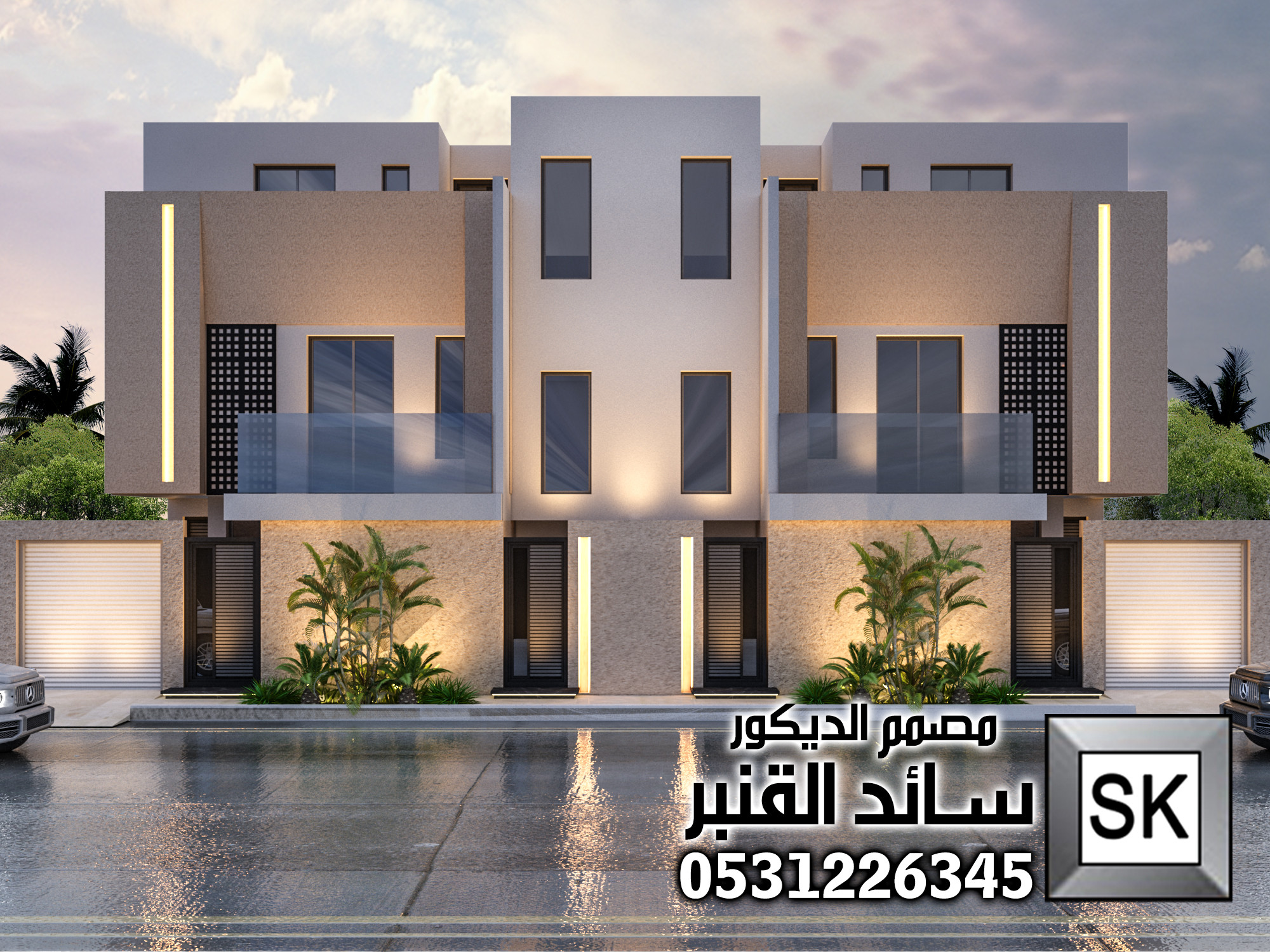 تصميم و تنفيذ دوبلكس فخمة في الرياض